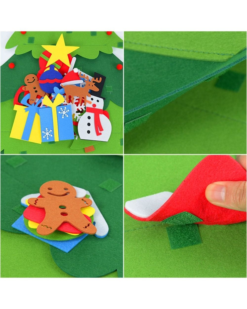 DIY Felt Christmas Tree Set