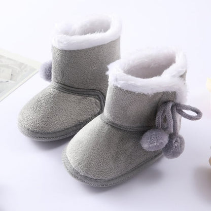 Amoura Winter Warm Newborn Toddler Boots 1 Year Baby Girls Boys Shoes Soft Sole