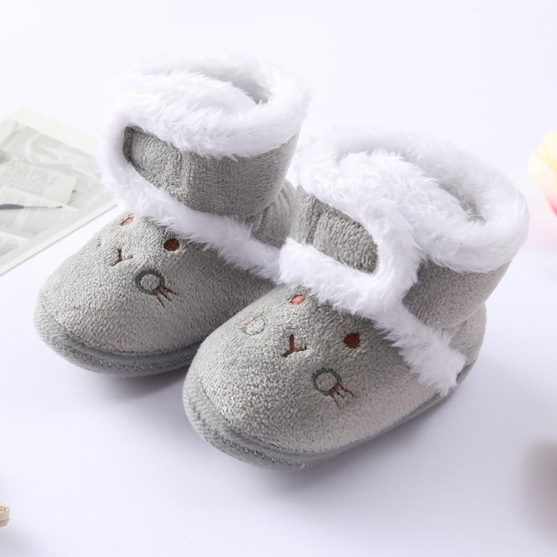 Amoura Winter Warm Newborn Toddler Boots 1 Year Baby Girls Boys Shoes Soft Sole