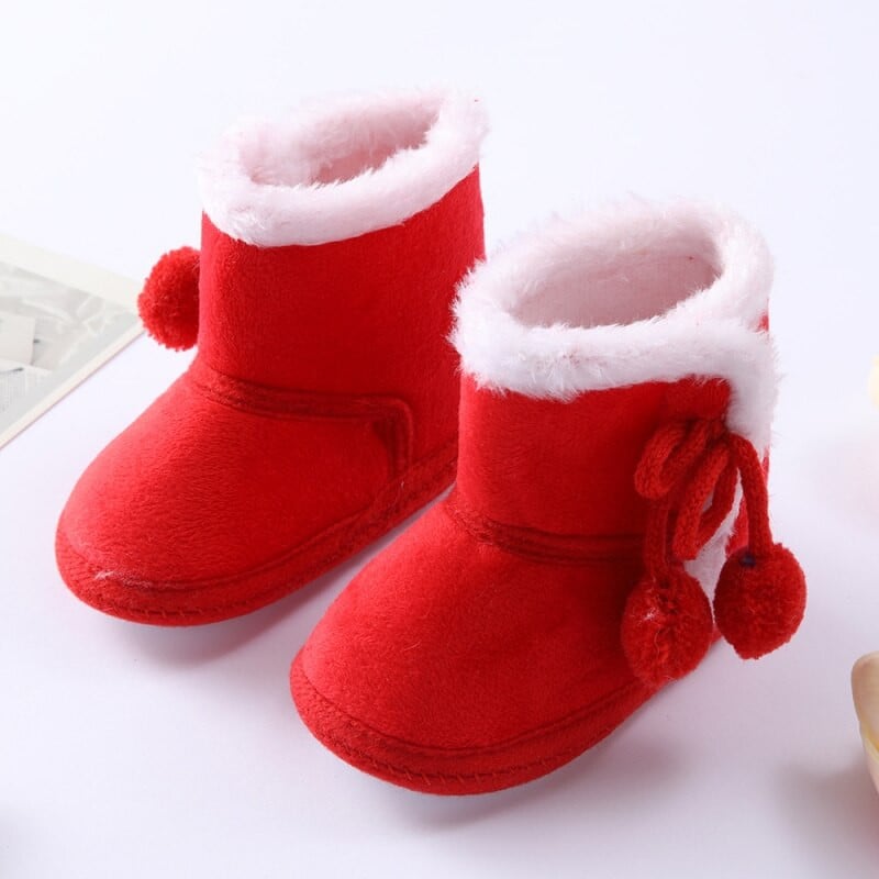 Amoura Winter Warm Newborn Toddler Boots 1 Year Baby Girls Boys Shoes Soft Sole