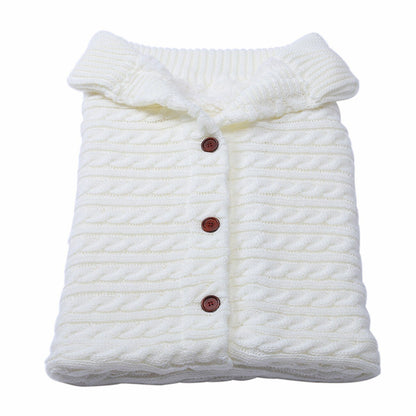 Extra Large Baby Winter Knit Swaddle Sleeping Bag