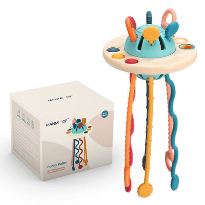 Montessori UFO Silicone Pulling Toy