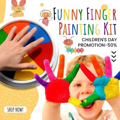 🎁Special Gift For Kids-2023 New Arrival Funny Finger Painting Kit