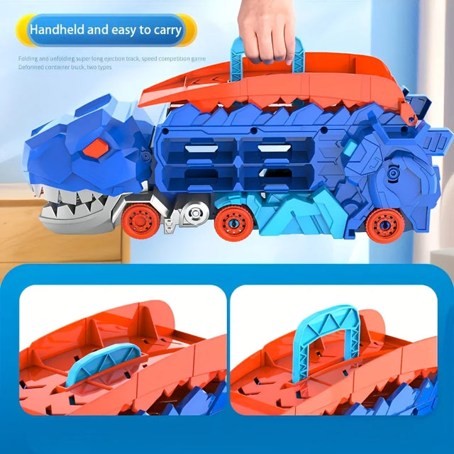 🚗 FREE SHIPPING🚗Transport Dinosaur Truck with Foldable Sliding