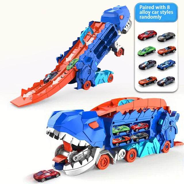 🚗 FREE SHIPPING🚗Transport Dinosaur Truck with Foldable Sliding