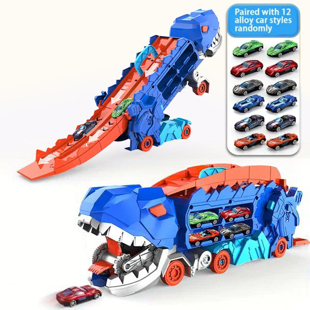 🚗 FREE SHIPPING🚗Transport Dinosaur Truck with Foldable Sliding