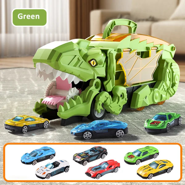 🚗 FREE SHIPPING🚗Transport Dinosaur Truck with Foldable Sliding