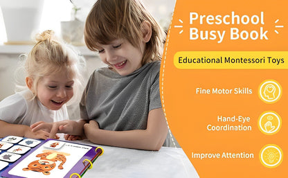 🔥Last Day Special Sale 50% OFF - Montessori Sensory Book